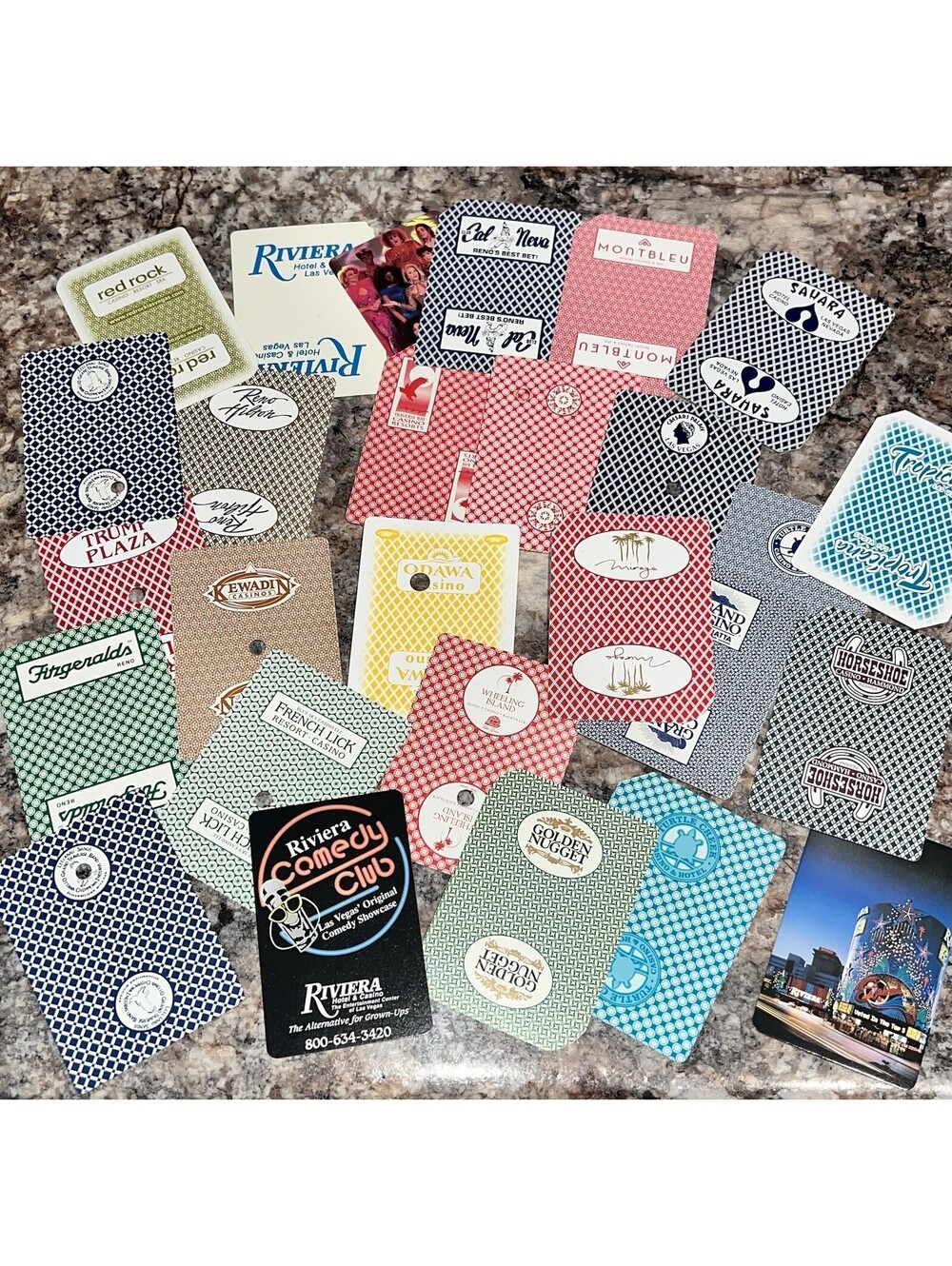 VTG Lot 30 Playing Cards Las Vegas Casino Hotel Playing Cards Mirage Tropicana
